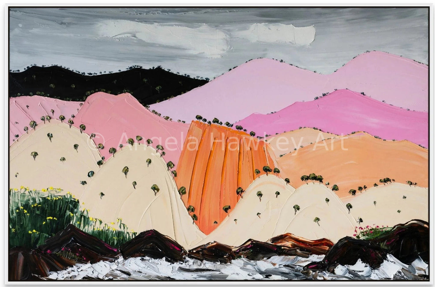 Turbulent Seas 2 - Fine Art Print - Gold Coast Gallery Of ArtAngela Hawkey