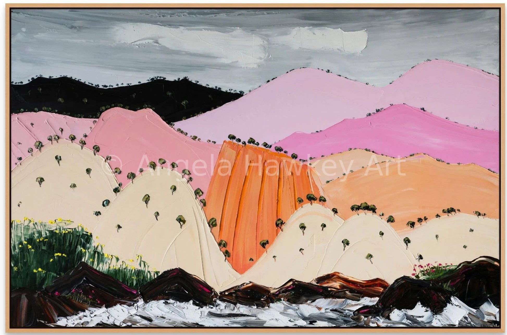 Turbulent Seas 2 - Fine Art Print - Gold Coast Gallery Of ArtAngela Hawkey