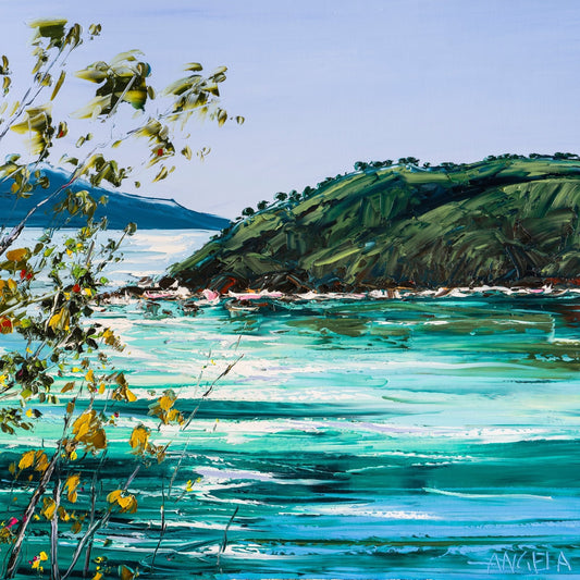 Viridian Seas 2 - Fine Art Print - Gold Coast Gallery Of ArtAngela Hawkey