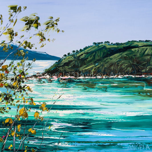 Viridian Seas 2 - Fine Art Print - Gold Coast Gallery Of ArtAngela Hawkey