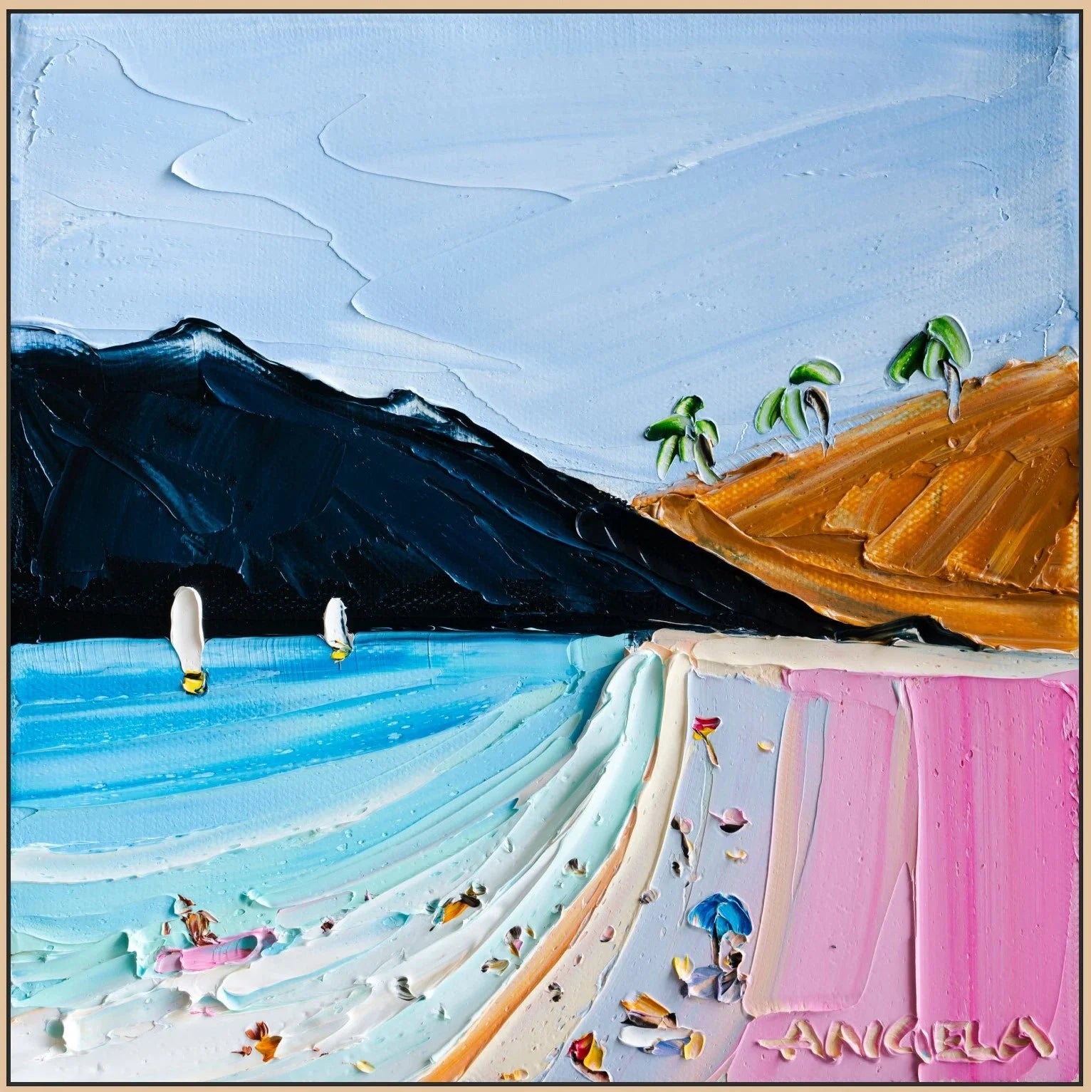 When The Vibe Is Right - Fine Art Print - Gold Coast Gallery Of ArtAngela Hawkey