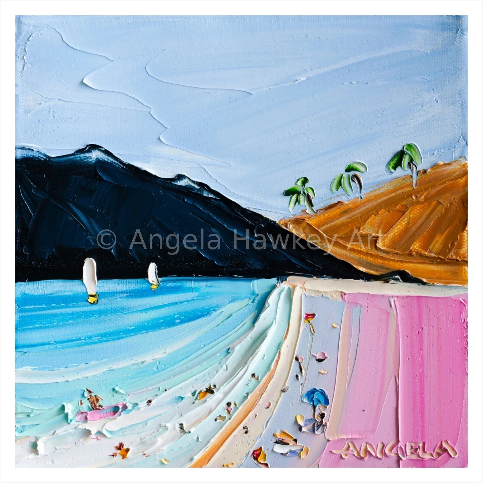 When The Vibe Is Right - Fine Art Print - Gold Coast Gallery Of ArtAngela Hawkey