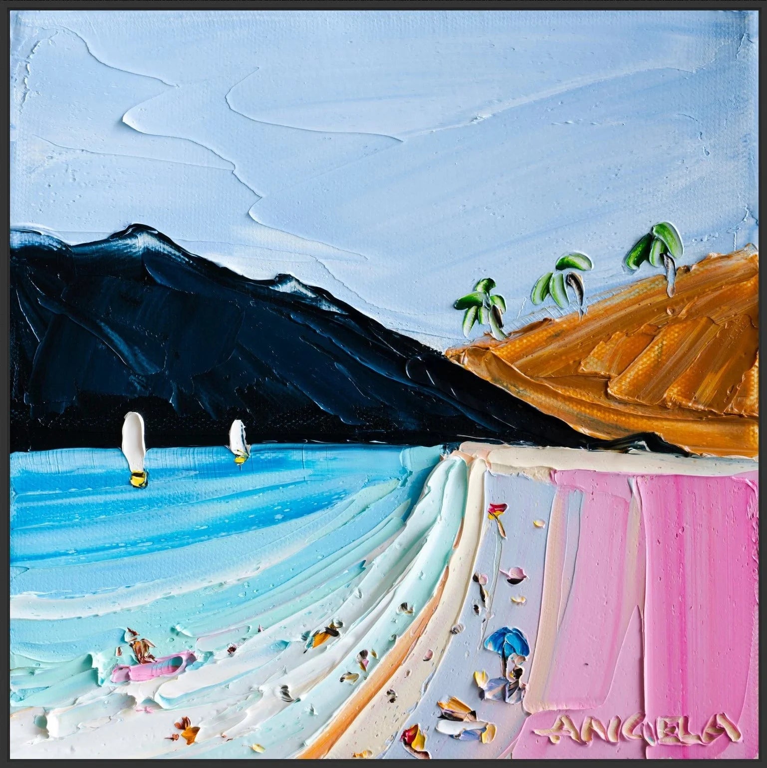 When The Vibe Is Right - Fine Art Print - Gold Coast Gallery Of ArtAngela Hawkey