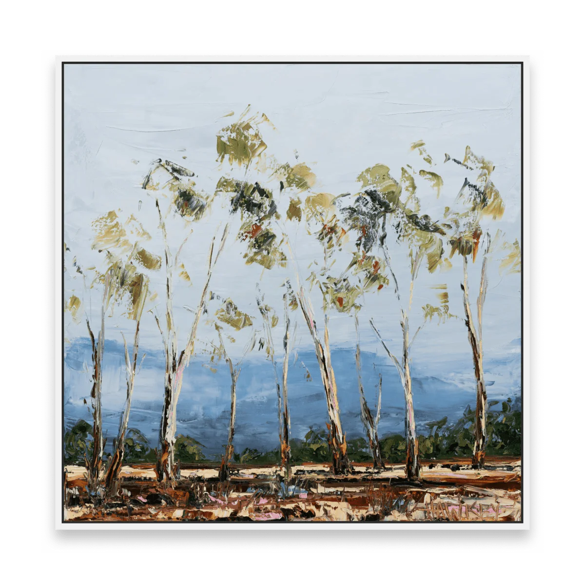 Whispering Gums - Fine Art Print - Gold Coast Gallery Of ArtAngela Hawkey