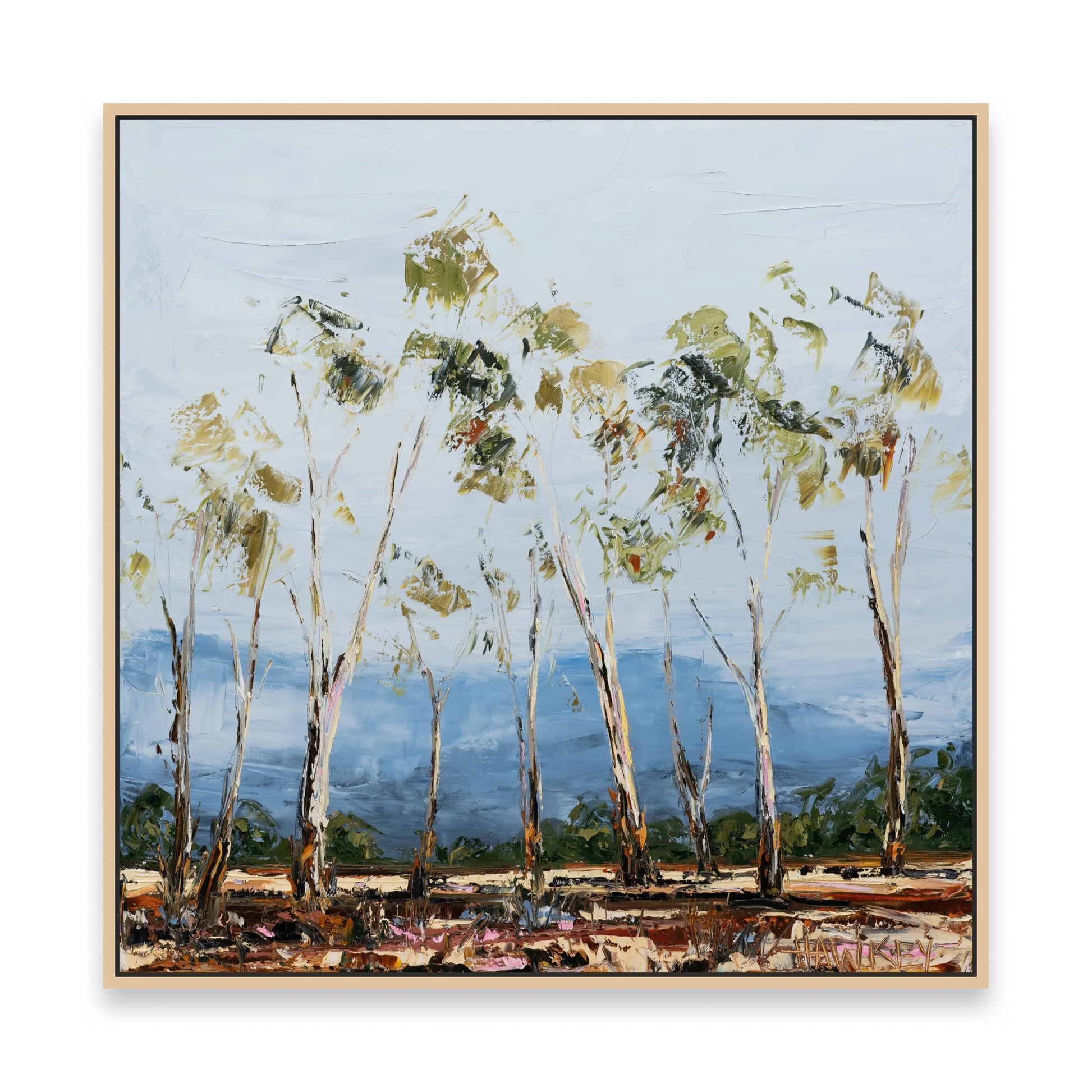 Whispering Gums - Fine Art Print - Gold Coast Gallery Of ArtAngela Hawkey