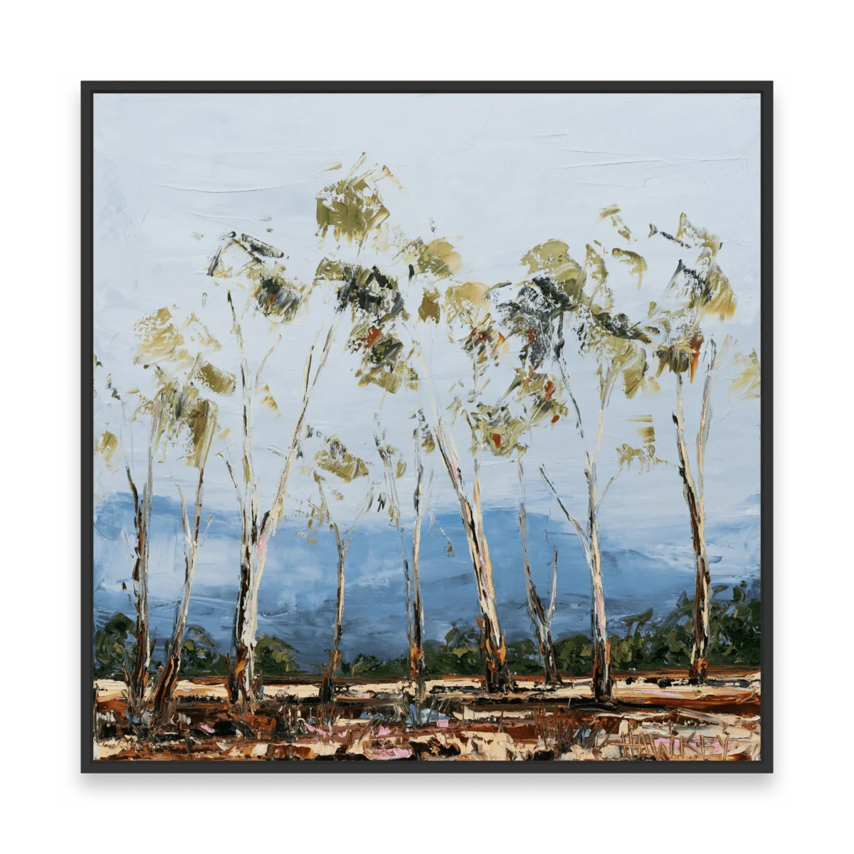 Whispering Gums - Fine Art Print - Gold Coast Gallery Of ArtAngela Hawkey
