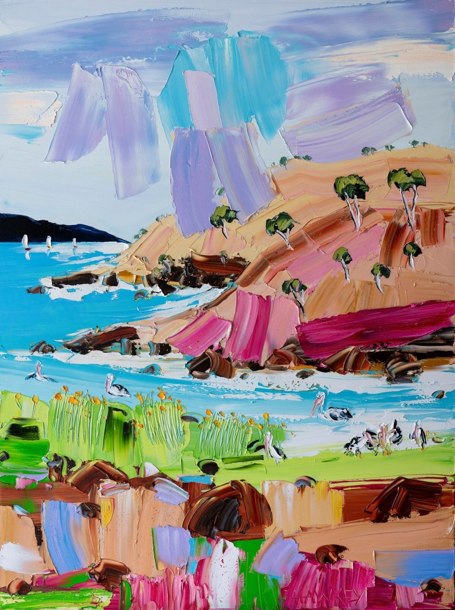 Wild Ways - Fine Art Print - Gold Coast Gallery Of ArtAngela Hawkey