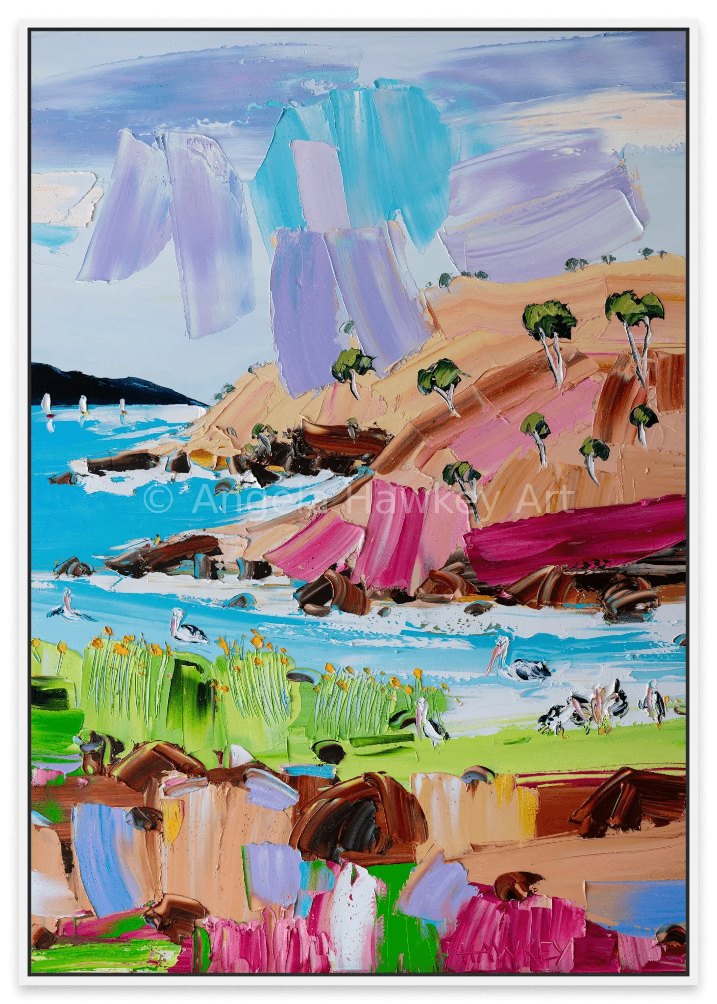 Wild Ways - Fine Art Print - Gold Coast Gallery Of ArtAngela Hawkey
