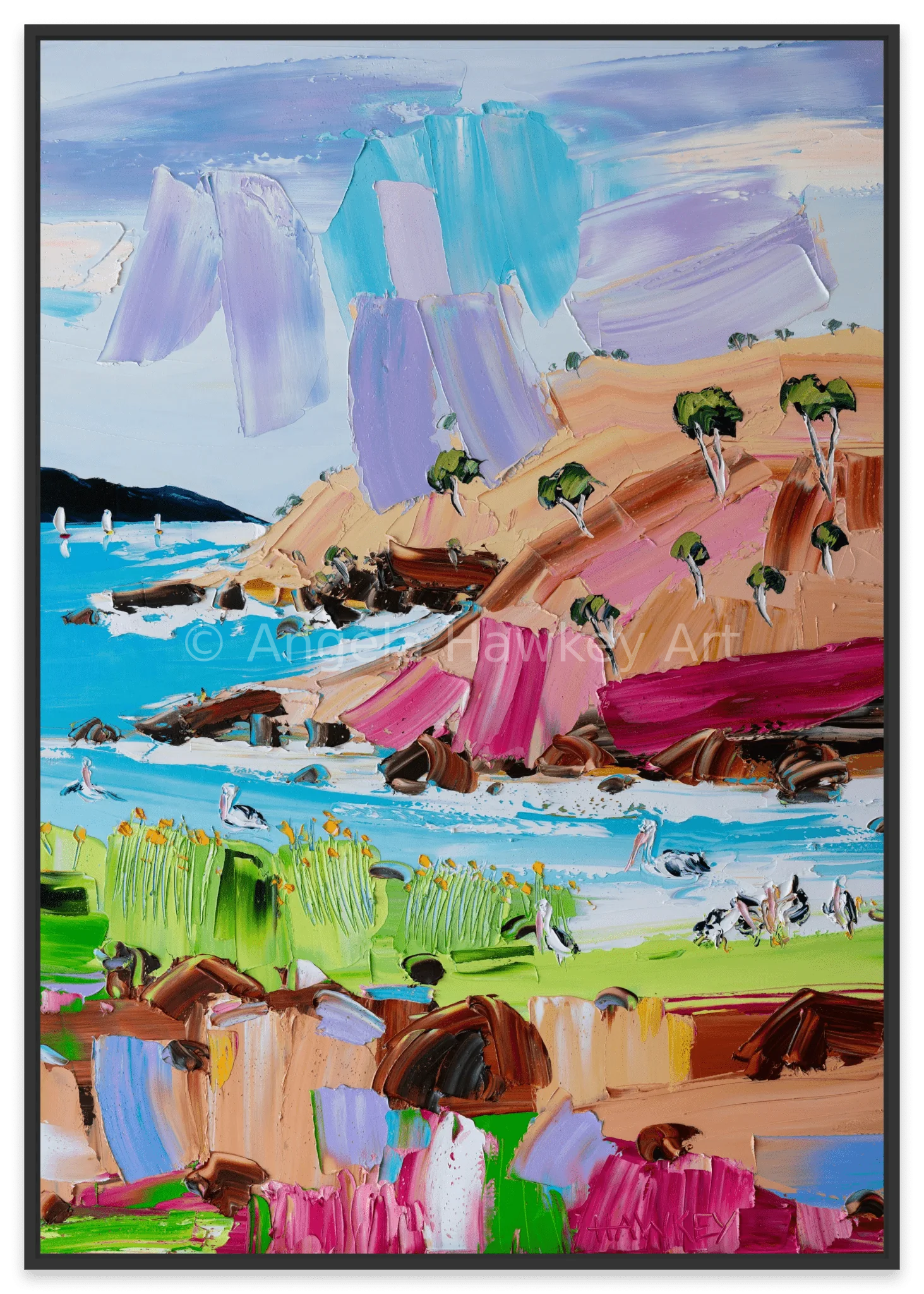 Wild Ways - Fine Art Print - Gold Coast Gallery Of ArtAngela Hawkey