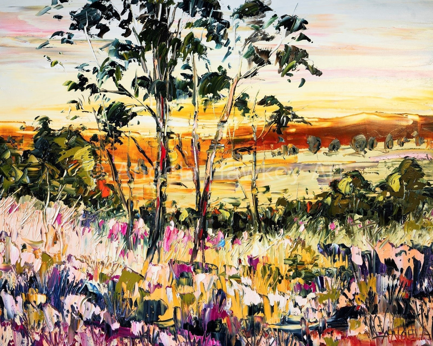 Winter Sun - Fine Art Print - Gold Coast Gallery Of ArtAngela Hawkey
