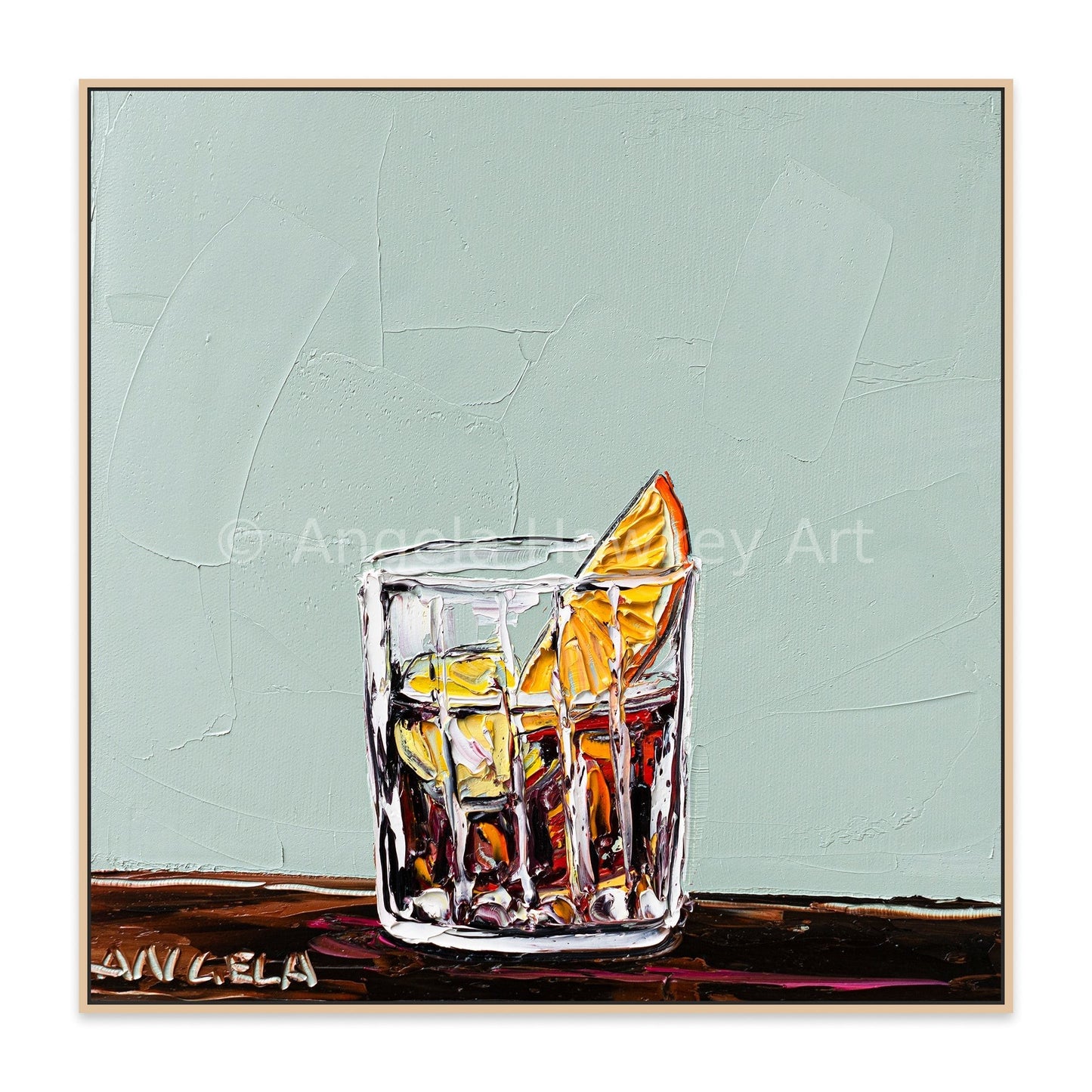 Negoni On Sage - Fine Art Print