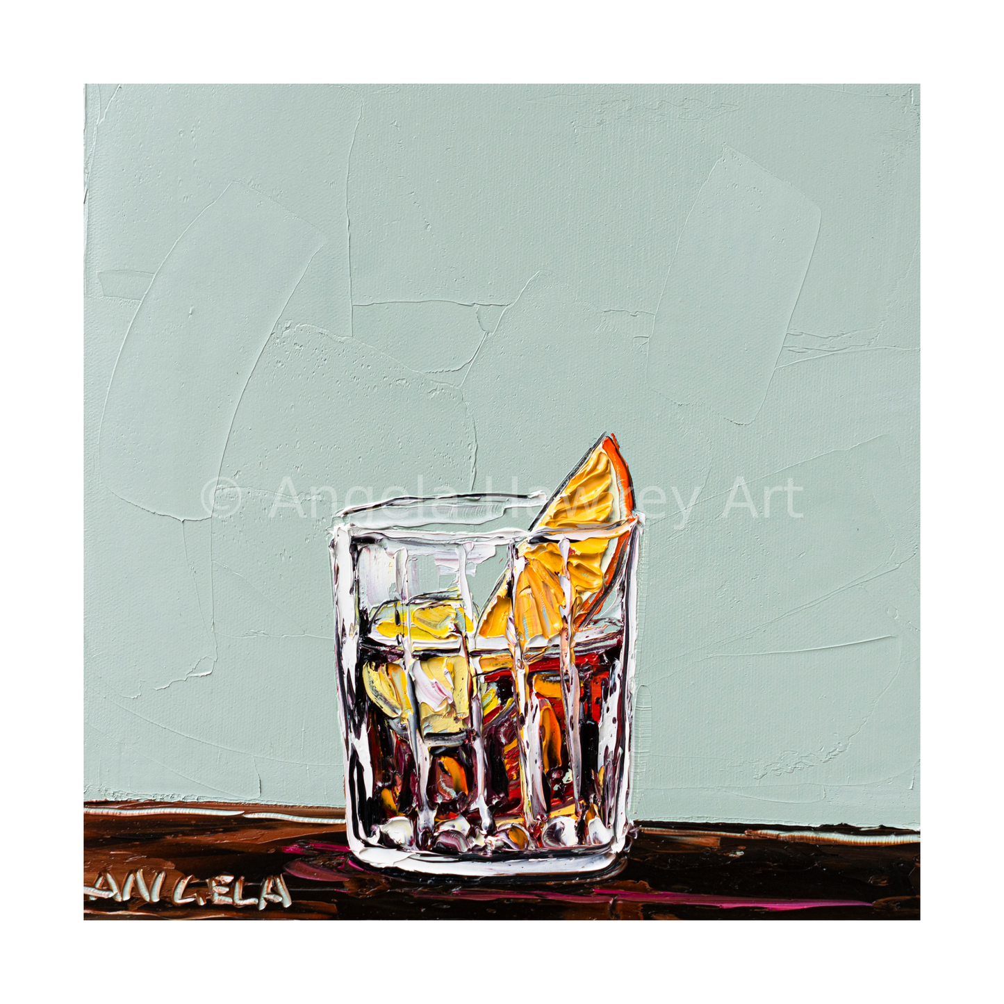 Negoni On Sage - Fine Art Print