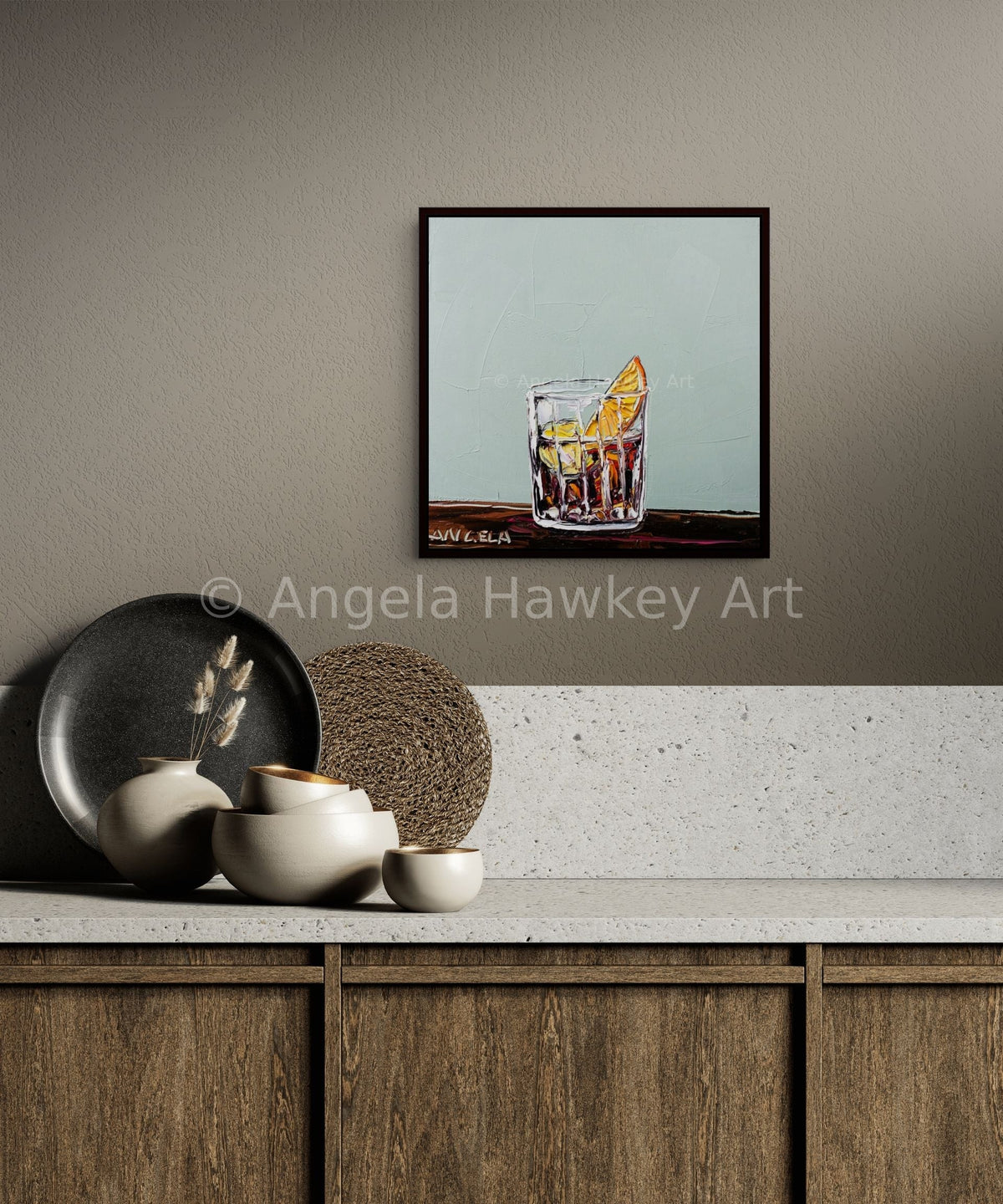 Negoni On Sage - Fine Art Print